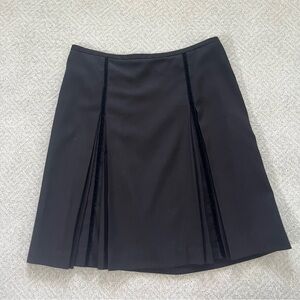 J. McLaughlin Pleated Skirt in Black